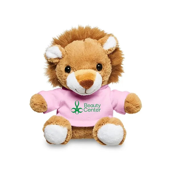 7" Plush Lion With T-Shirt