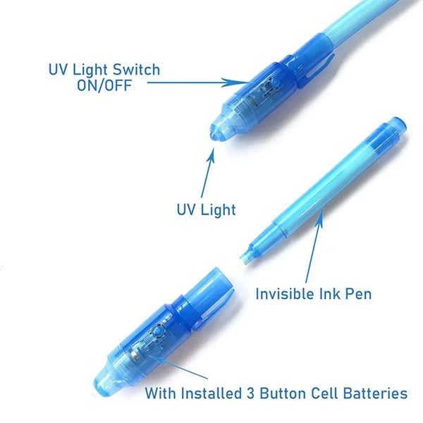 Invisible Ink Pen with UV Light