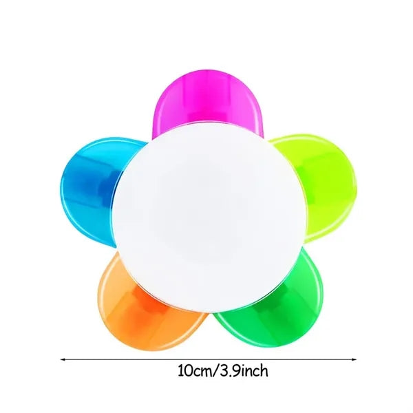 Petals Flower Shape Watercolor Highlighter Pens