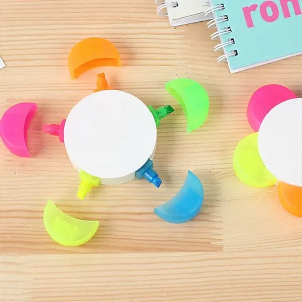 Petals Flower Shape Watercolor Highlighter Pens