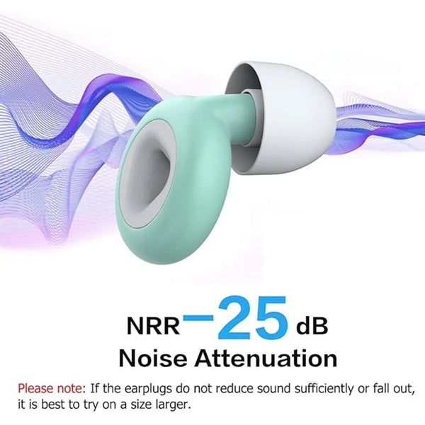 Noise Cancelling Soft Silicone Ear Plugs