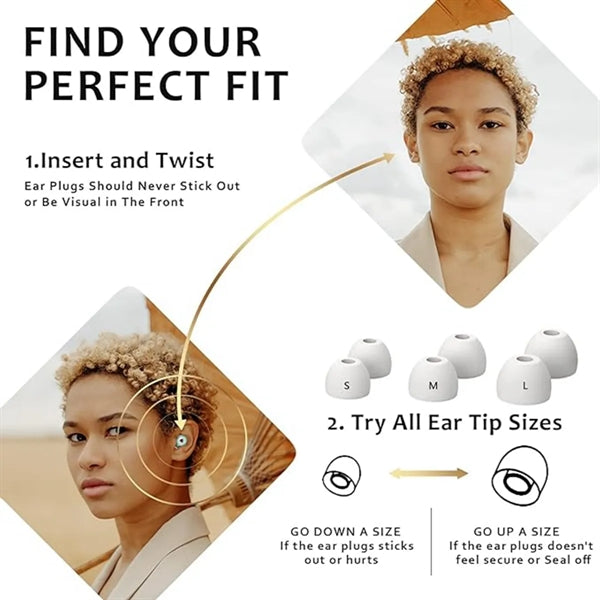 Noise Cancelling Soft Silicone Ear Plugs