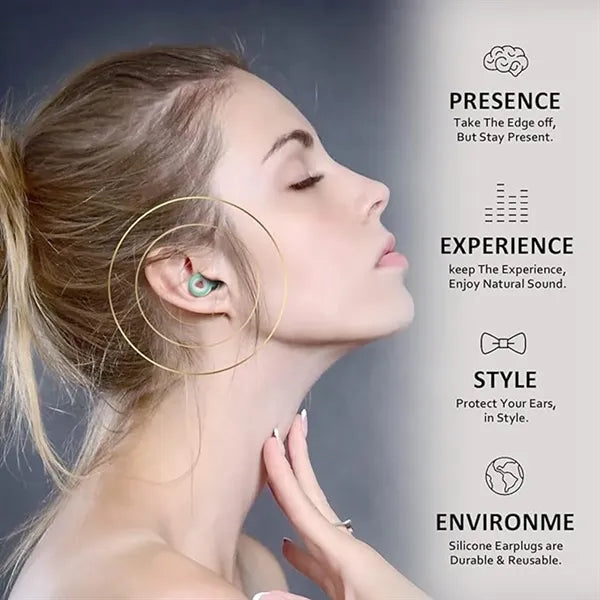 Noise Cancelling Soft Silicone Ear Plugs