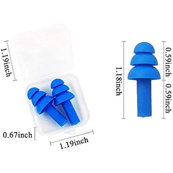 Waterproof Noise Reduction Earplugs With Cords