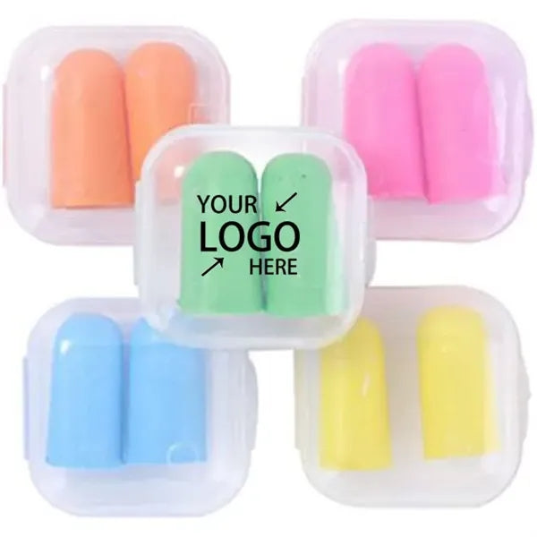 Soft Foam Hearing Protection Earplugs with Case