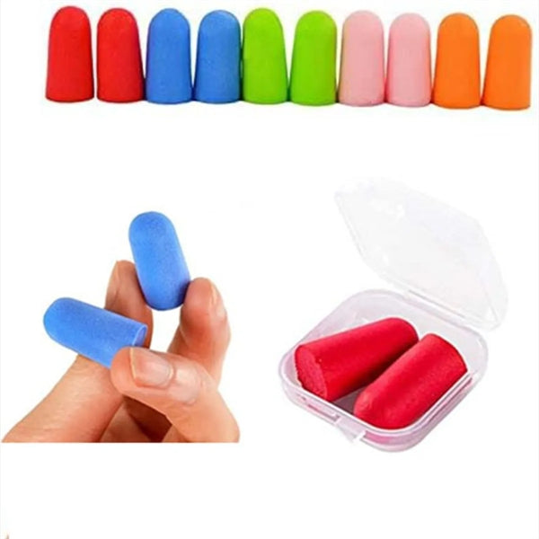 Soft Foam Hearing Protection Earplugs with Case
