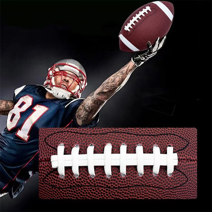 Machine Sewn Pu Sports Training Rubber American Football