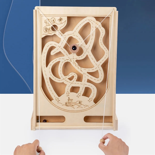 Wooden Board Toys Interactive Pinball Exercise