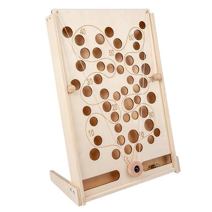 Wooden Board Toys Interactive Pinball Exercise