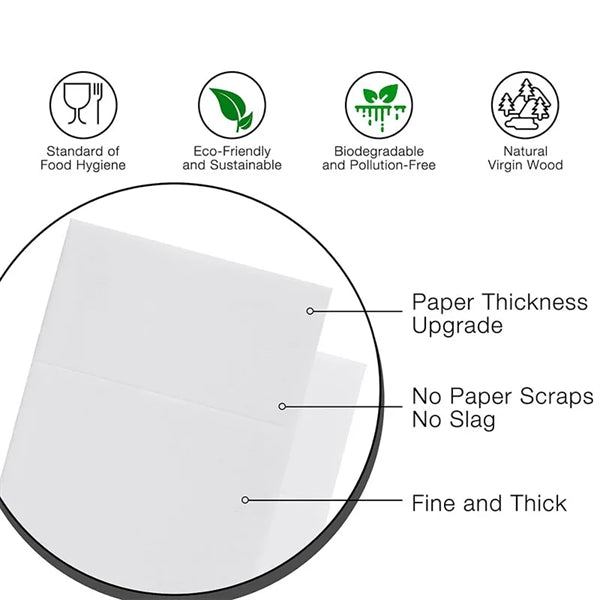 50-Pack Dinner Napkins with Built-in Flatware Pocket