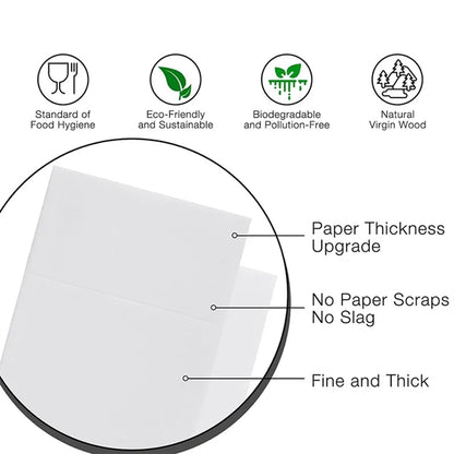50-Pack Dinner Napkins with Built-in Flatware Pocket
