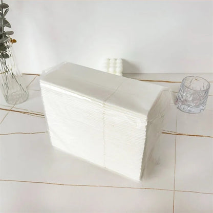 50-Pack Dinner Napkins with Built-in Flatware Pocket