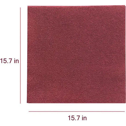 50 Pack Linen-Feel Disposable Dinner Napkins 16 x 16 Inch