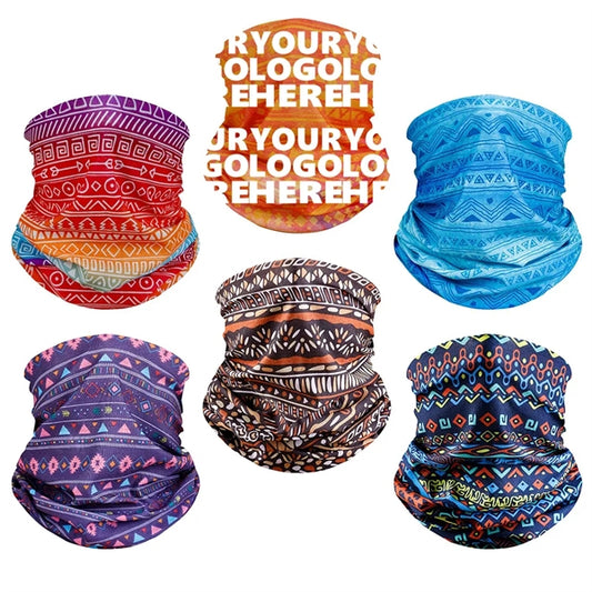 Seamless Neck Gaiter Face Mask Scarf Headband Balaclav