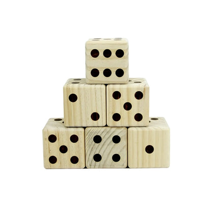 Wooden Classic Giant Yard Dice Game Set