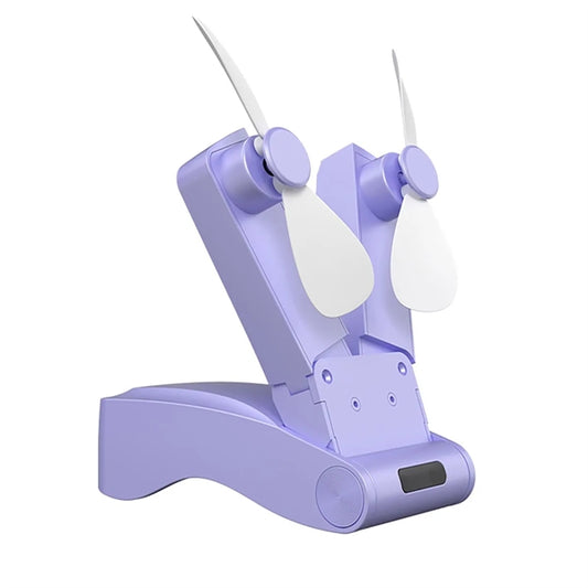 Handheld Portable Double-Headed Folding Fan