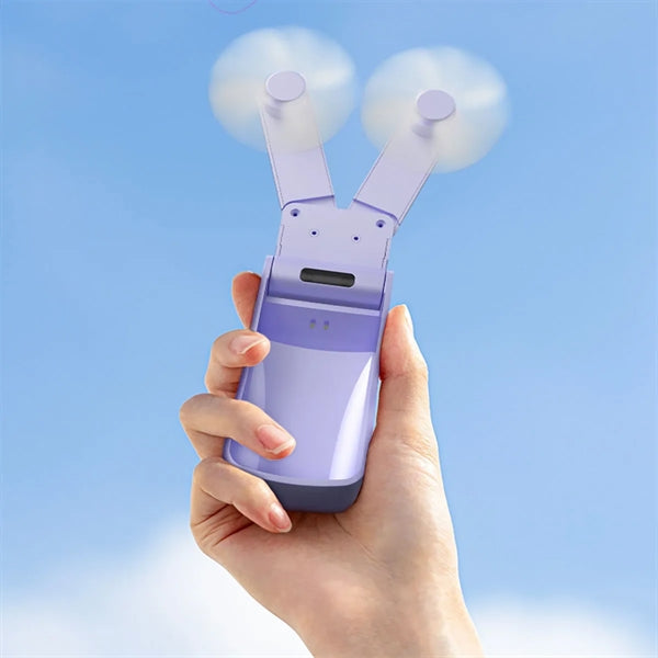 Handheld Portable Double-Headed Folding Fan