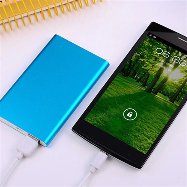 10000 mAh Ultra Slim Phone Power Bank Portable Charger