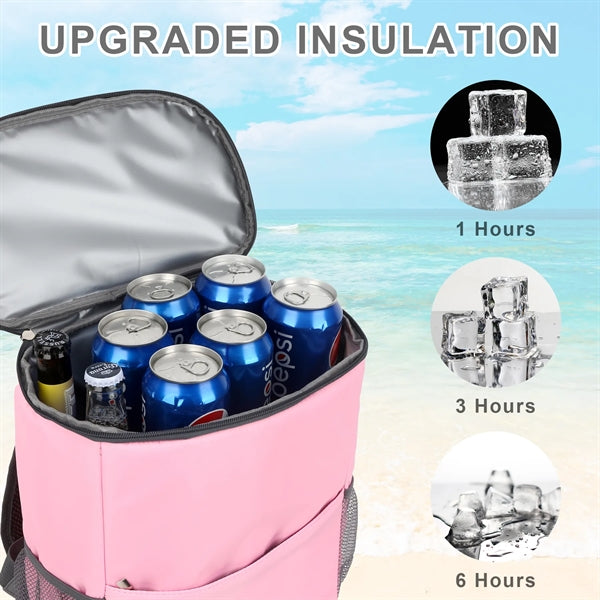 Travel 16 Can Soft Cooler Backpack ( 11.4'' x 13'' x 6.3'' )
