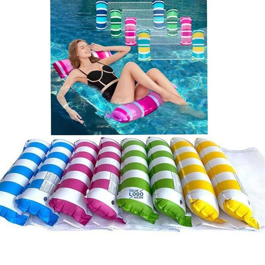 Inflatable Pool Float Hammock with Air Pump