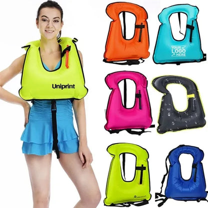 Adults Portable Inflatable Swim Vest