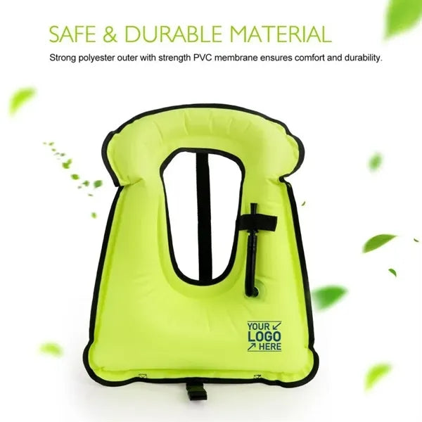 Adults Portable Inflatable Swim Vest