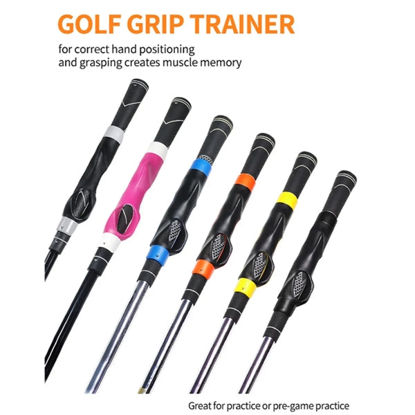 Golf Club Grip Trainer for Correct Hand Position & Grasp