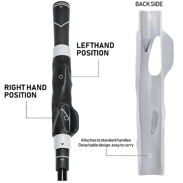 Golf Club Grip Trainer for Correct Hand Position & Grasp