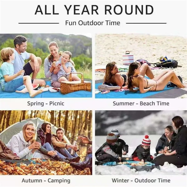 Lightweight Waterproof Sandproof Beach Blanket Mat