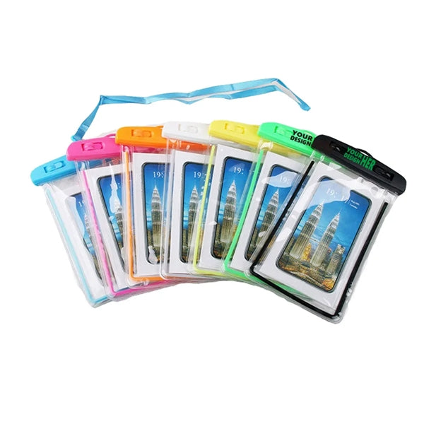 Lanyard waterproof phone bag