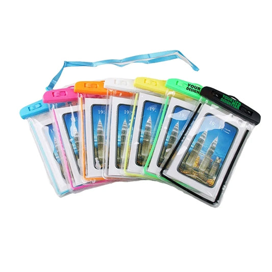 Lanyard waterproof phone bag