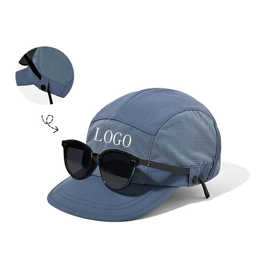 Fast Dry Baseball Cap Hat with holder for Sun Glasses