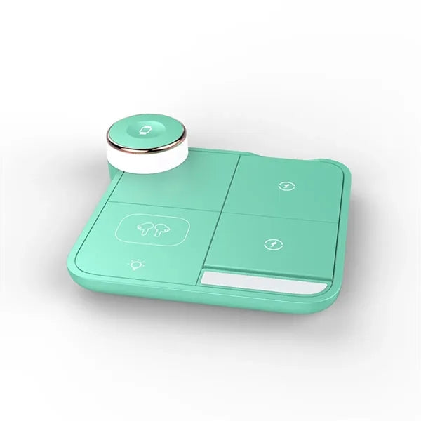 4 in 1 LED Wireless Charger Phone Stand Holder for Travel