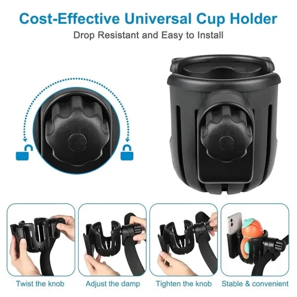 2-in-1 Stroller Cup Holder