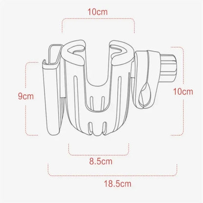2-in-1 Stroller Cup Holder