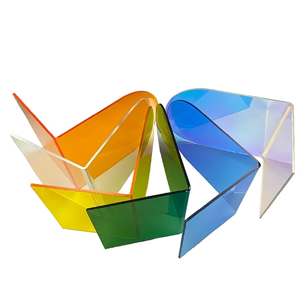 Acrylic Bookends For Shelves Plastic Book Stand 2 Pcs