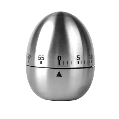 Stainless Steel Mechanical Rotating Egg Kitchen Timer