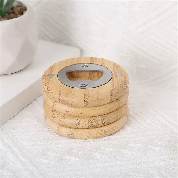 Magnetic Wooden Bottle Opener