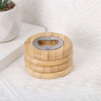 Magnetic Wooden Bottle Opener