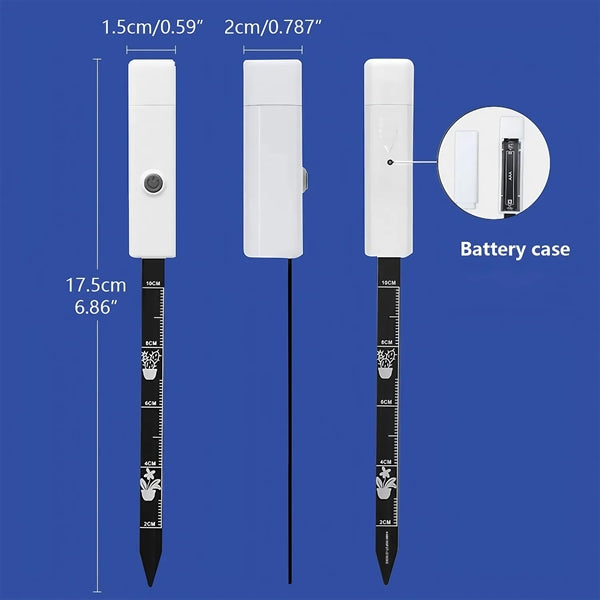 Soil Moisture Meter Probe with 3 Colorful Indicate Light