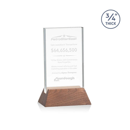 Walkerton Award - Starfire/Walnut (Vert)