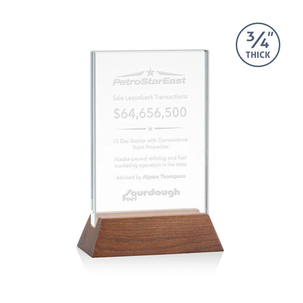 Walkerton Award - Starfire/Walnut (Vert)