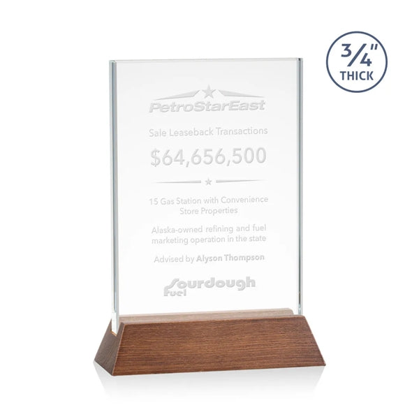 Walkerton Award - Starfire/Walnut (Vert)