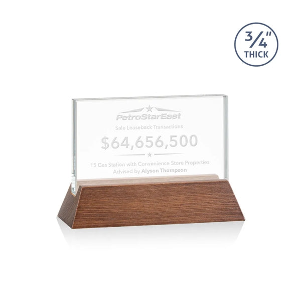 Walkerton Award - Starfire/Walnut (Horiz)