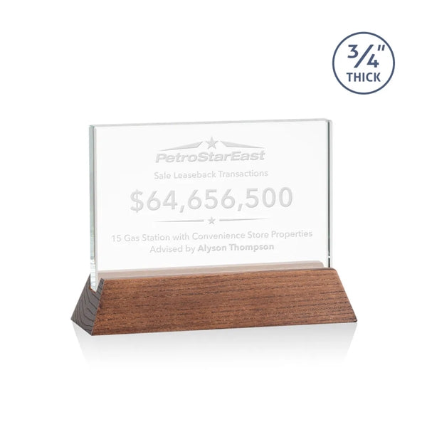 Walkerton Award - Starfire/Walnut (Horiz)