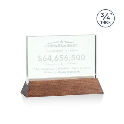 Walkerton Award - Jade/Walnut (Horiz)