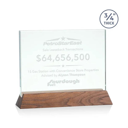 Walkerton Award - Jade/Walnut (Horiz)