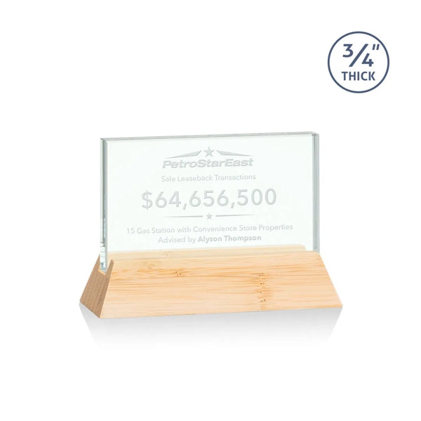 Walkerton Award - Jade/Bamboo (Horiz)