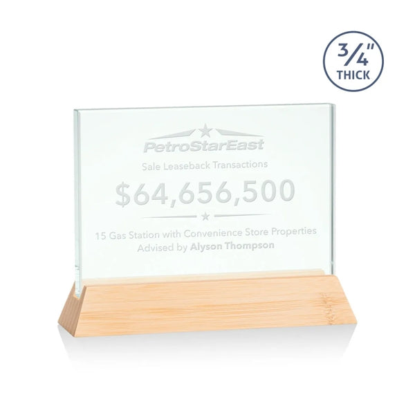 Walkerton Award - Jade/Bamboo (Horiz)