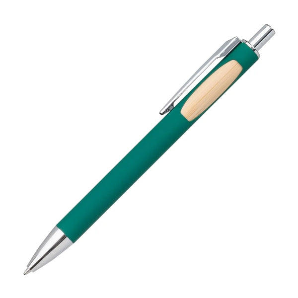 Sylvia Clicker Pen w/Bamboo Accent
